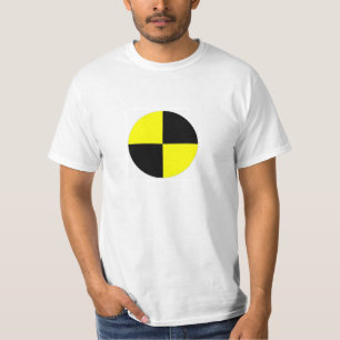 T-shirt accident de voiture de signe de symbole de