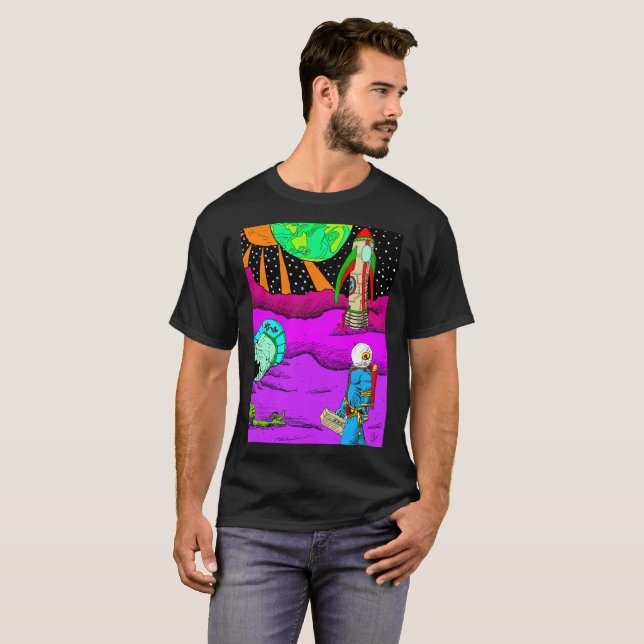 T-shirt Accident T-shirt2 de l'espace (Devant entier)