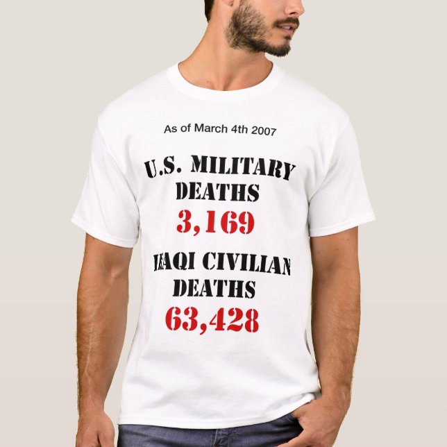 T-shirt Accidents de guerre (Devant)