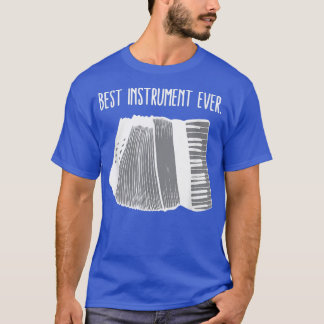 T-shirt Accordéon Meilleur Instrument Jamais Musicien Joua