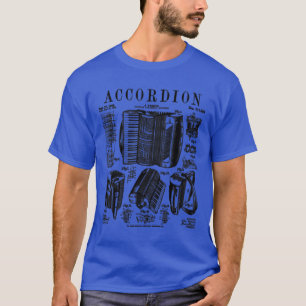 T-shirt Accordéoniste Accordéoniste Instrument Vintage P