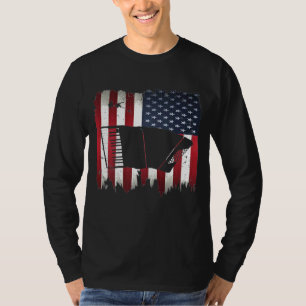 T-shirt Accordion American Flag 4 juillet Accordioniste P