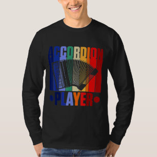 T-shirt Accordioniste Art Retro