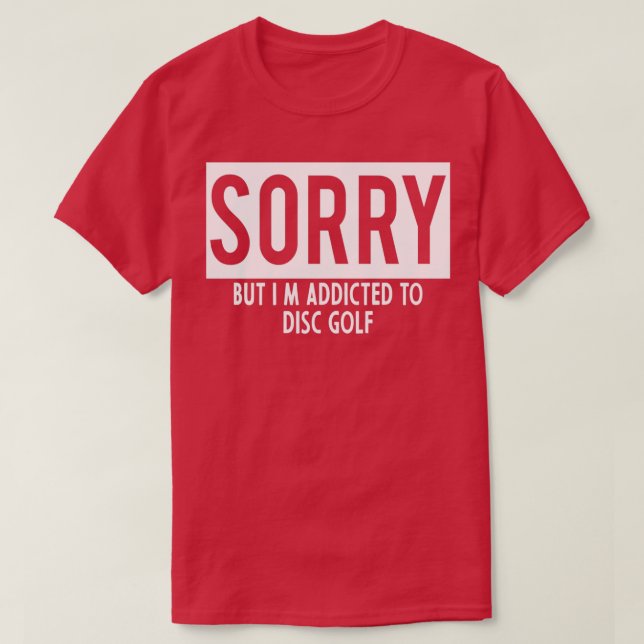 T-shirt accro à Disk Golf (Design devant)
