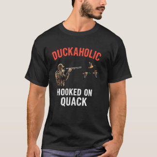 T-shirt Accro au canard Chasseur de coincoin Papa Gibier d