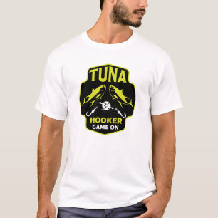 T-shirt Accroché À La Pêche Au Thon