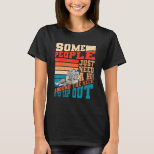 T-shirt Accroche Autour Du Cou Tap Out Bjj Jiu Ji Brésilie