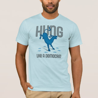 T-shirt Accroché comme un Démocrate
