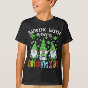 T-shirt Accrocher Avec Mes Gnomies Père Noël Gnomes Léger 