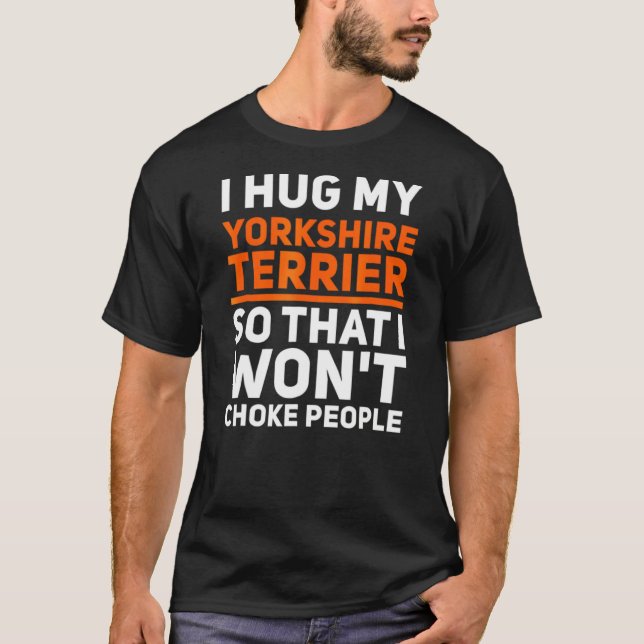 T-shirt Accrocher My Yorkshire Terrier (Devant)