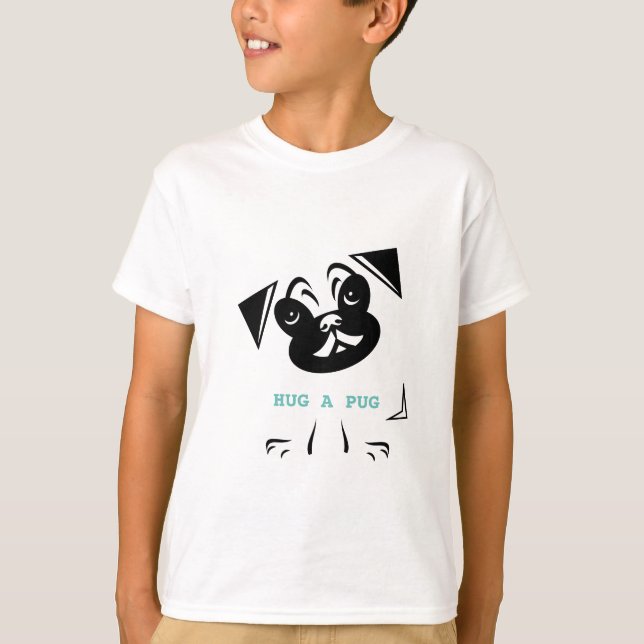 T-shirt Accrocher Un Carlin (Devant)