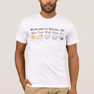 T-shirt Accueil à Boone