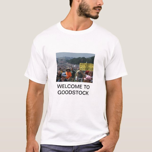T-SHIRT ACCUEIL À GOODSTOCK (Devant)