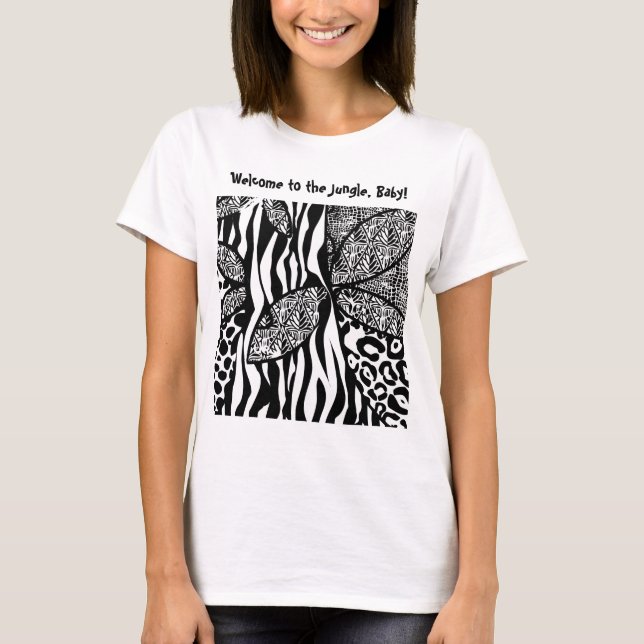 T-shirt Accueil à la jungle (Devant)