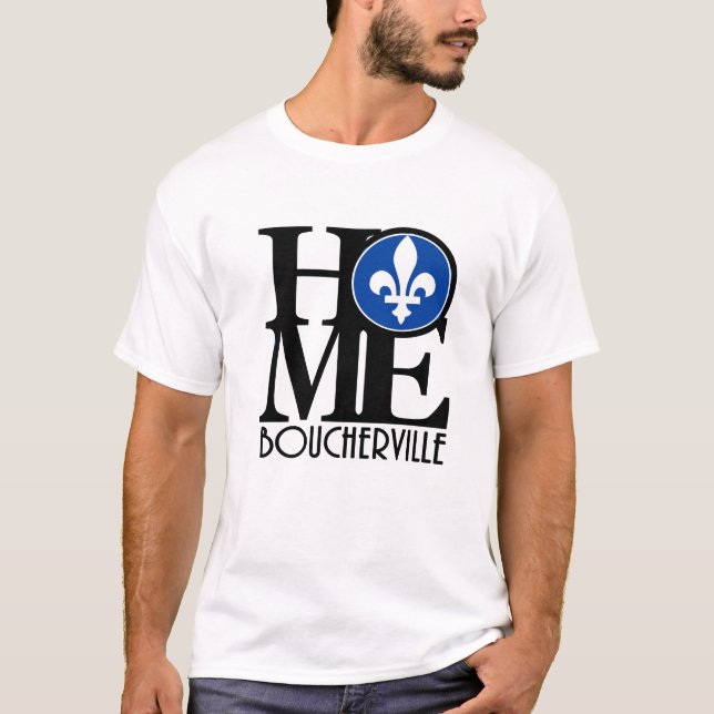 T-shirt ACCUEIL Boucherville Québec (première impression) (Devant)