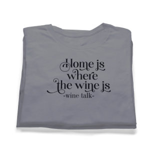 T-shirt Accueil C'Est Là Que Le Vin Est Drôle - Discussion