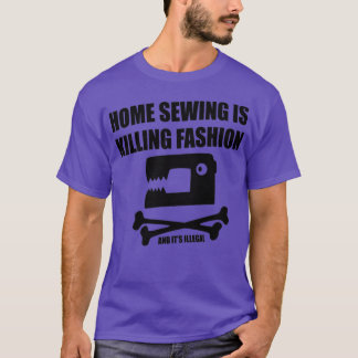 T-shirt Accueil Coudre tue la mode