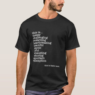 T-shirt Accueil de familles d'accueil Adoption Fost