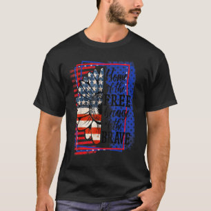 T-shirt Accueil De La Liberté À Cause Du Courageux Patriot
