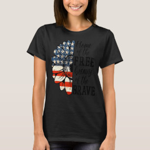 T-shirt Accueil De La Liberté À Cause Du Courageux Patriot