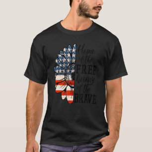 T-shirt Accueil De La Liberté À Cause Du Courageux Patriot