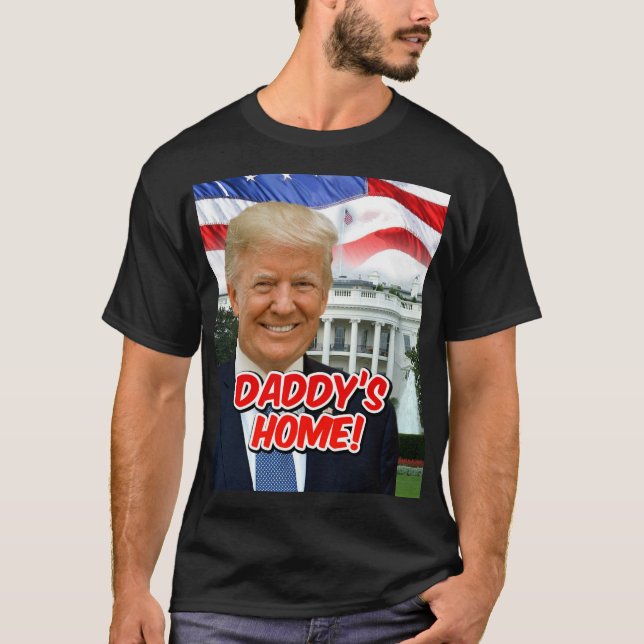 T-shirt Accueil de papa Le président Donald Trump 2024 Vic (Devant)