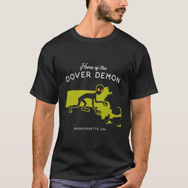 T-shirt \Accueil du démon Dover - Massachusetts USA Crypt (Devant)
