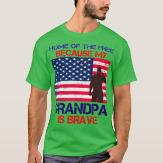 T-shirt Accueil Du Libre Parce Que Mon Grand-Père Est Cour