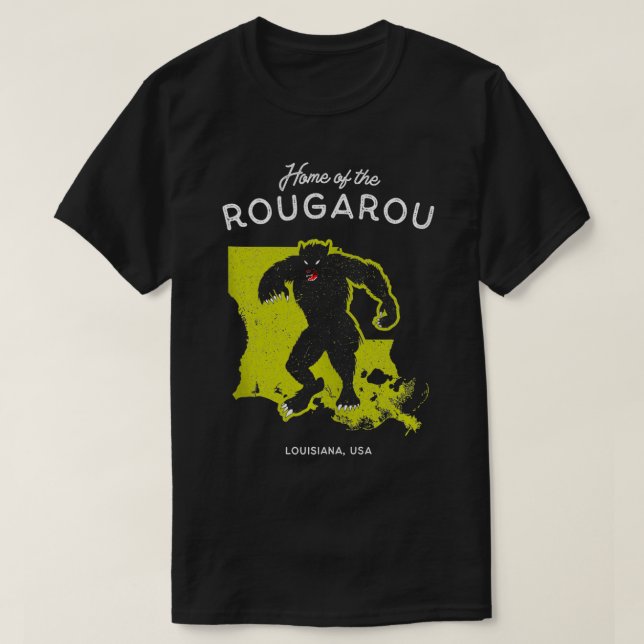 T-shirt Accueil du Rougarou USA Cryptid (Design devant)
