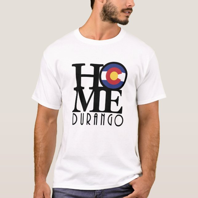 T-shirt ACCUEIL Durango Colorado (Devant)