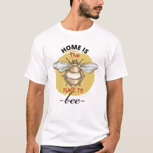 T-shirt Accueil Est L'Endroit Où Être drôle