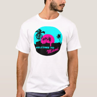 T-shirt Accueil frais à la conception de Miami