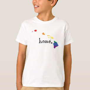 T-shirt Accueil Gay pride  Hawaï