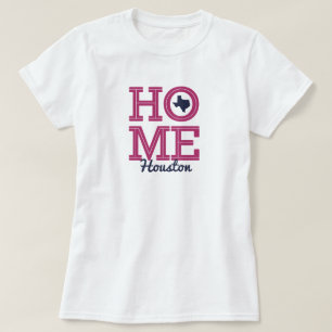 T-shirt ACCUEIL - Lettres en gras & Forme texane Marine bl