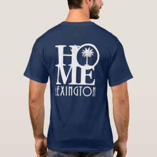 T-shirt ACCUEIL Lexington (texte blanc) arrière-plan
