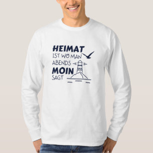 T-shirt Accueil Moin Phare Seagull Mer du Nord