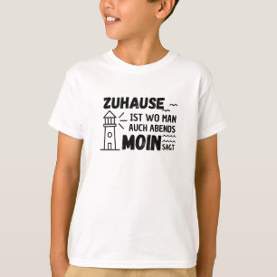 T-shirt Accueil Moine Mer du Nord Mer du Nord Eau Mouette