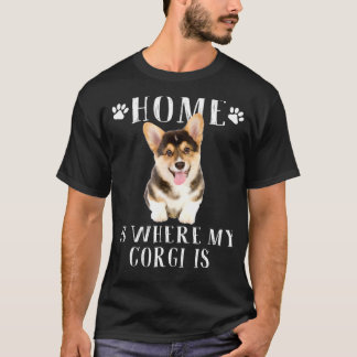 T-shirt Accueil Où Est Mon Corgi