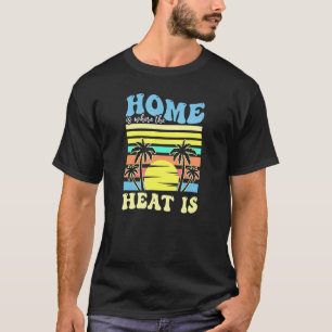 T-shirt Accueil Où La Chaleur Est La Floride