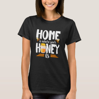 T-shirt Accueil Où Votre Miel Est Apiculteur Apiculture