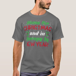 T-shirt Accueil Pour Noël Et En Thérapie Pour Le Nouvel An