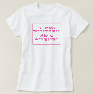 T-shirt Accueil (rose)