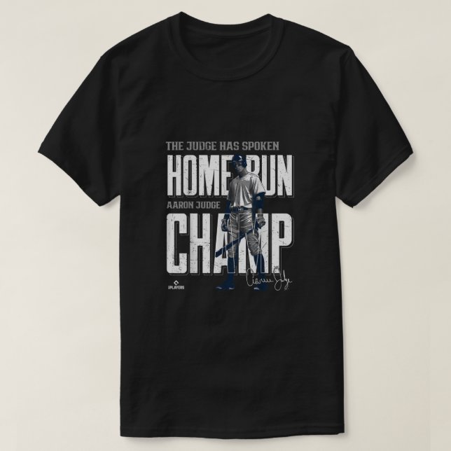 T-shirt Accueil Run Champ Aaron Juge New York MLBPA (Design devant)