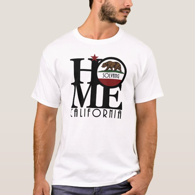 T-shirt ACCUEIL Solvang Californie (Devant)