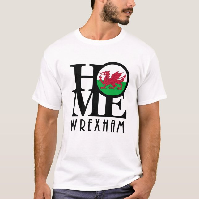 T-shirt ACCUEIL Wrexham Wales (Devant)