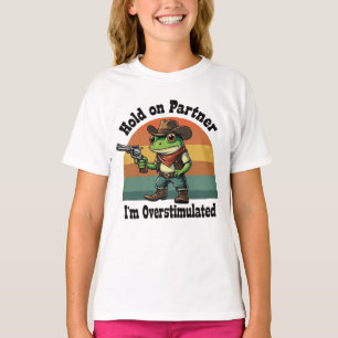 T-shirt Accuser mon partenaire Je suis trop stimulé Cowboy