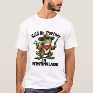 T-shirt Accusez votre partenaire de surstimuler Frog ADHD