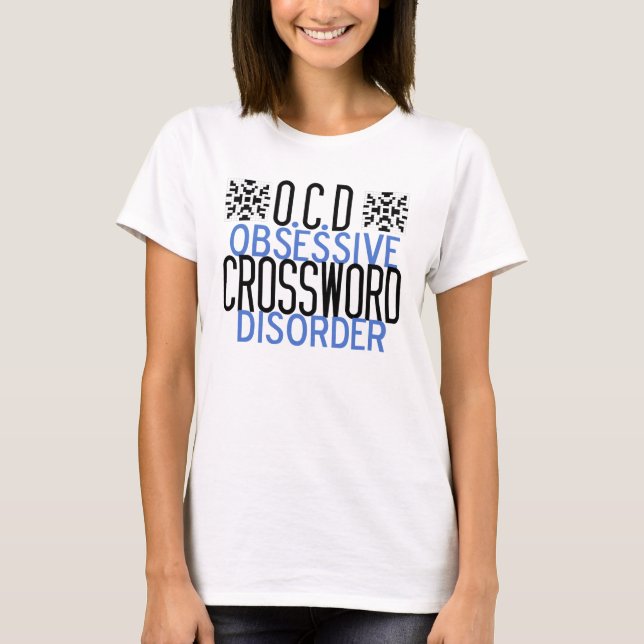 T-shirt Acdict amusant du mot-croisé (Devant)