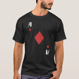 T-shirt Ace De Diamants Planche De Cartes Halloween Coût G