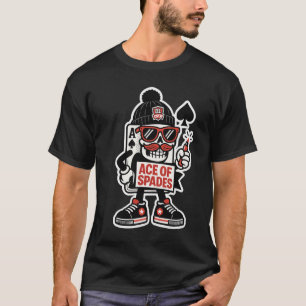 T-shirt Ace de la Mascotte de rue Spades — Pro Grind Editi